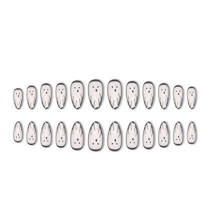 Ghost-Themen Stiletto Nagelkunst Brehn