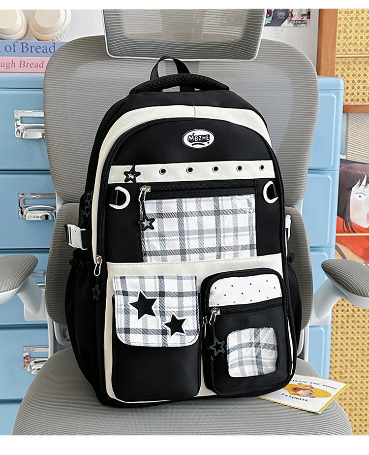 Multi-Pocket Charakter-Themen Schulrucksack