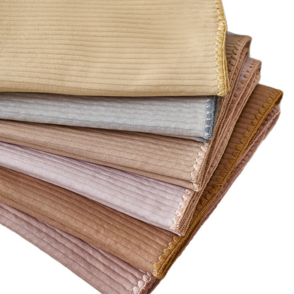 Luxuriöse Rippenstrick Sofa Überwurfdecke