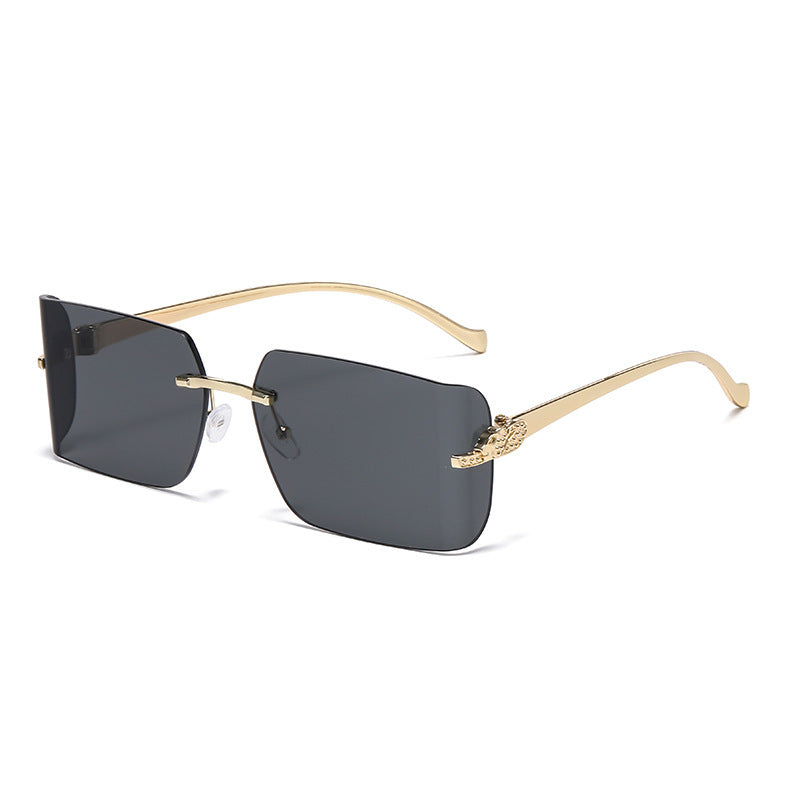 Damen rechteckige Fashion-Sonnenbrille Brehn