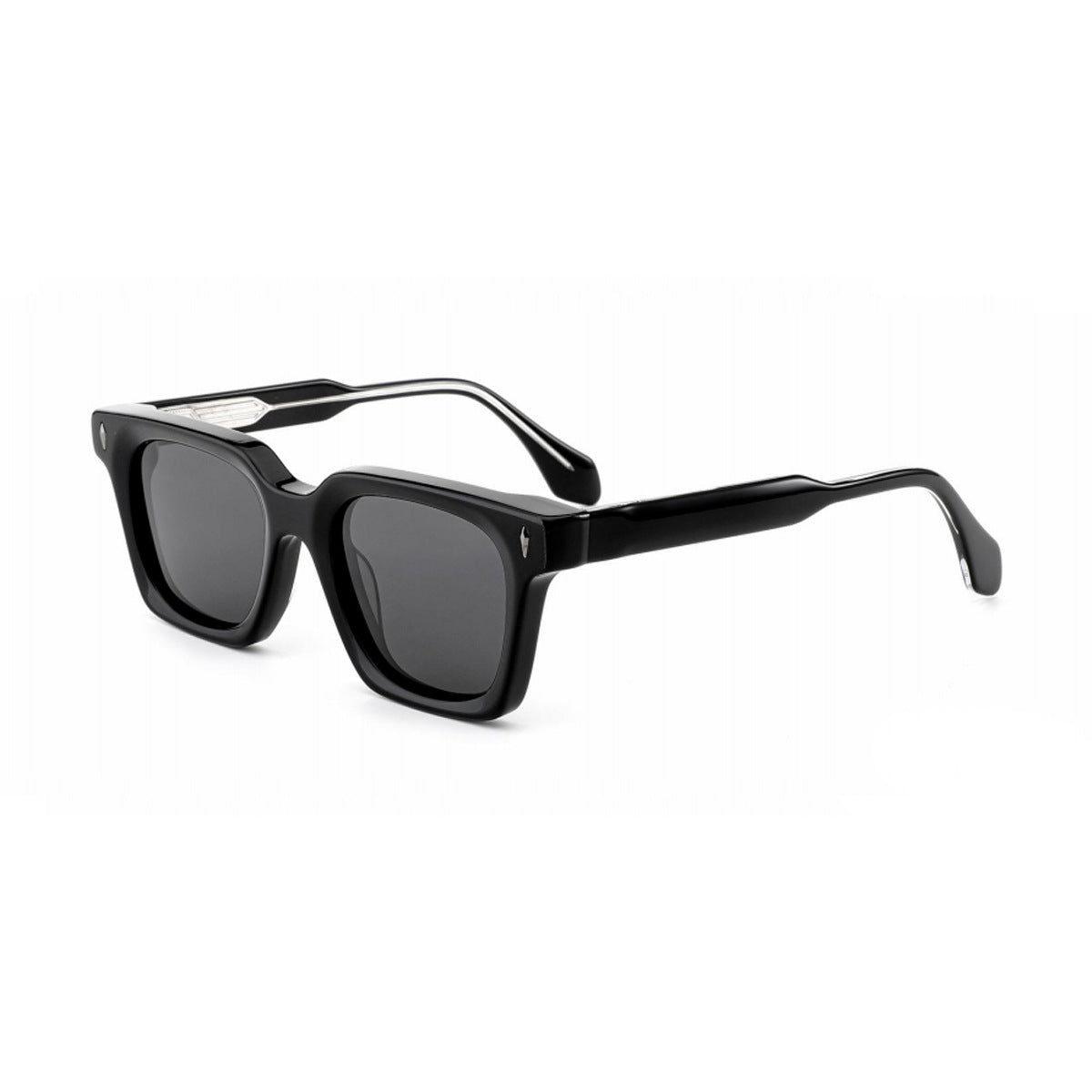 Damen klassische quadratische Sonnenbrille mit robustem Rahmen und UV-Schutz Brehn