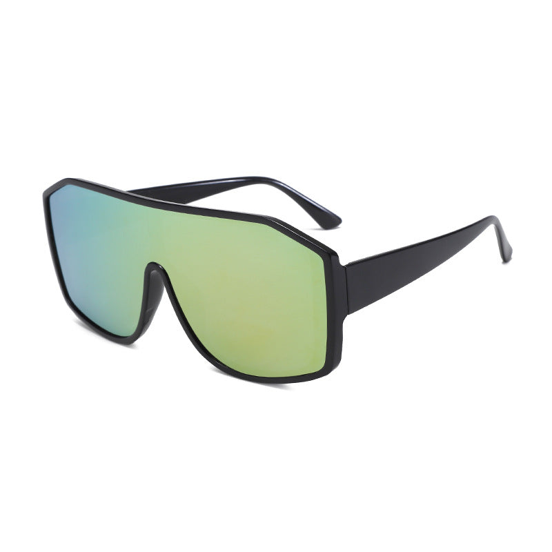 Damen Modische Oversized-Sonnenbrille im futuristischen Design Brehn