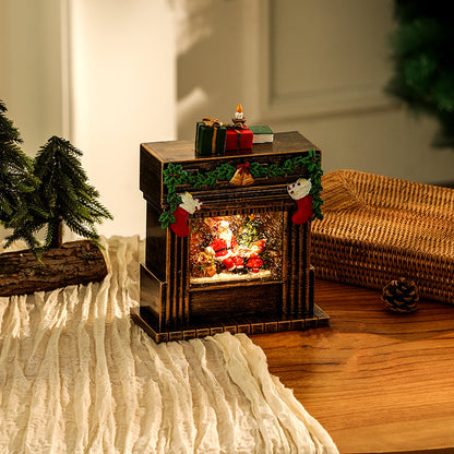 Dekorative Weihnachtsromantik Kaminfigur Brehn