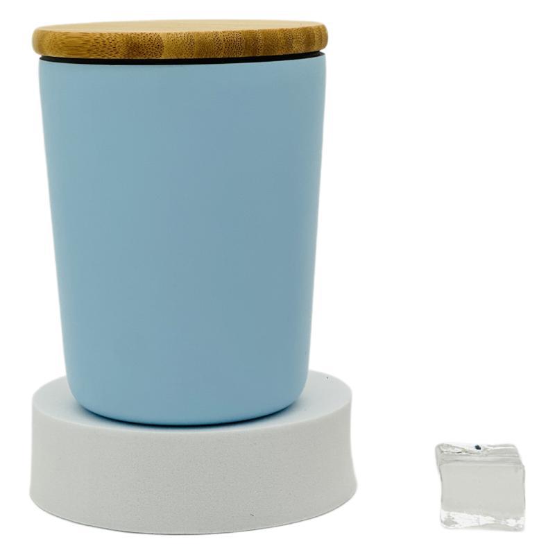 Damen eleganter nachhaltiger Isolierbecher mit Bambusdeckel Brehn