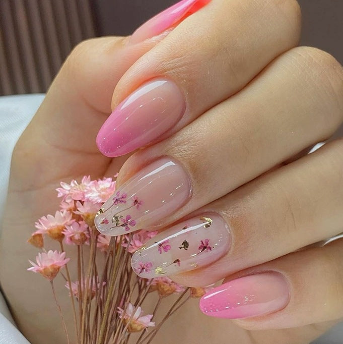Premium Floral Acryl Nagelverstärkungen Brehn