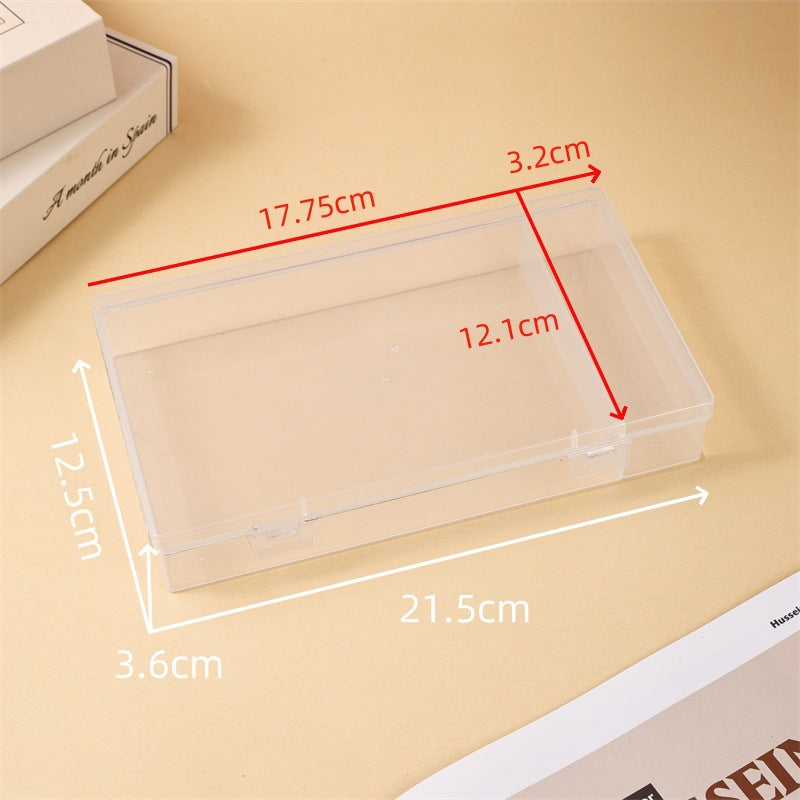 Transparenter Aufbewahrungsorganisator mit sicherem Deckel Brehn