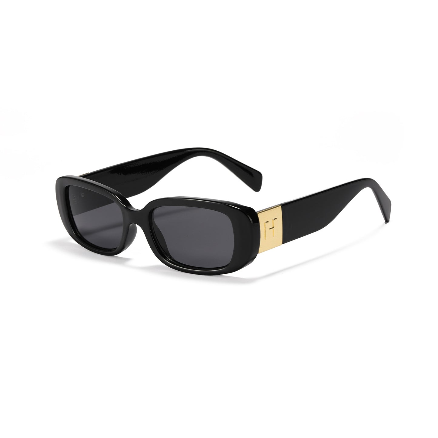 Damen modische Sonnenbrille mit ergonomischem Kunststoffrahmen und breiten UV-Schutz Gläsern Brehn