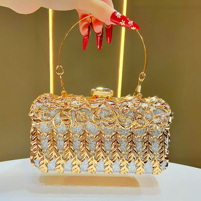 Verschnörkelte Vintage Abend-Clutch