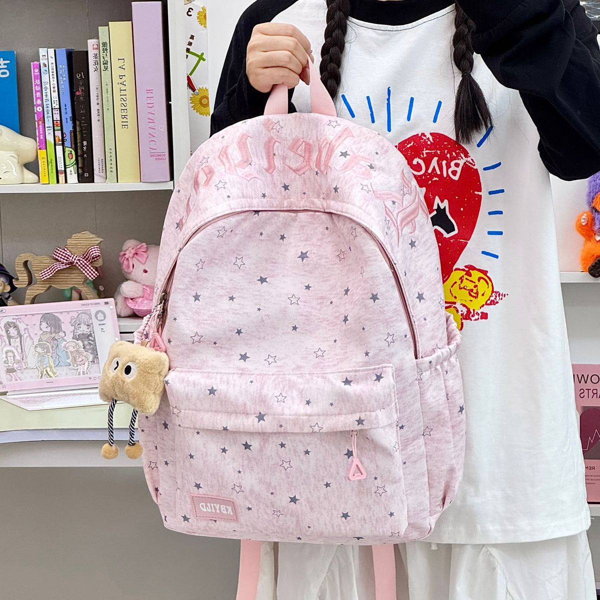 Stylischer mit Sternen verzierten Cordura-Rucksack Brehn
