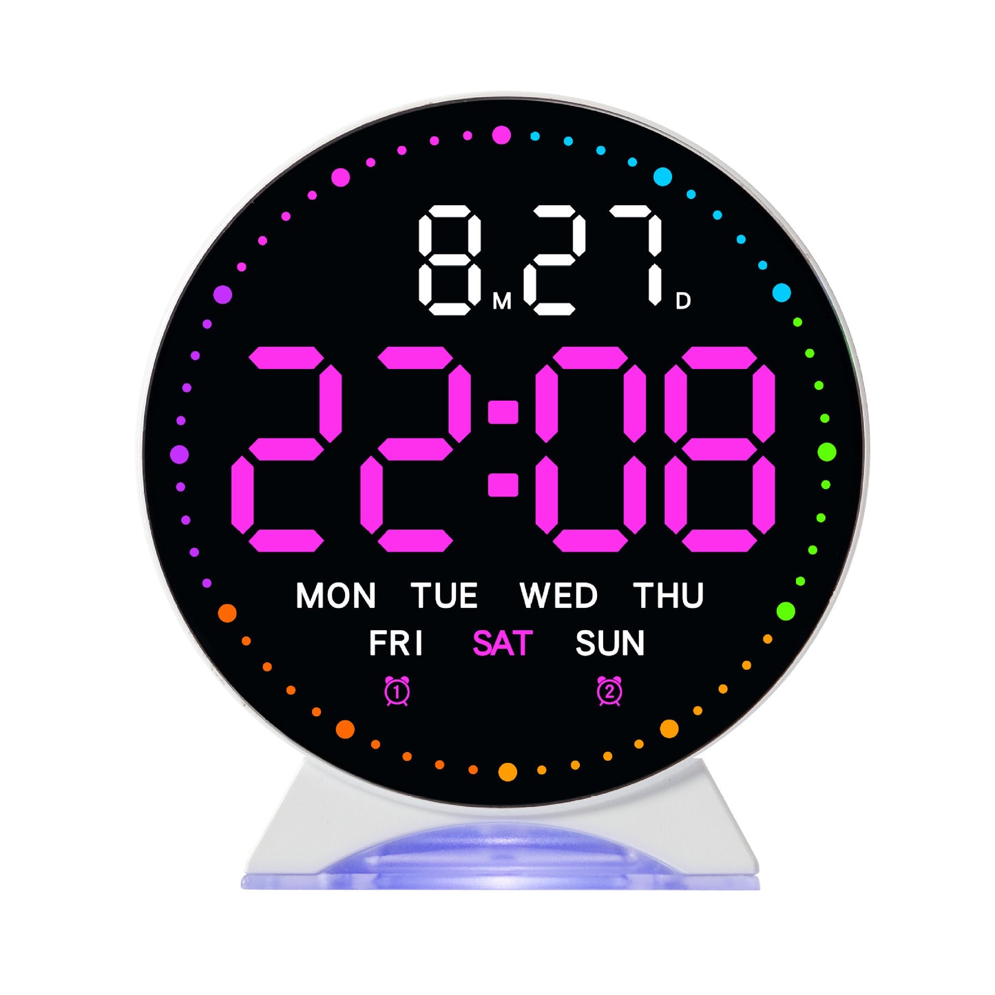 Digitaler Wecker mit Großer Led-Anzeige und Multifunktionalem Display Brehn