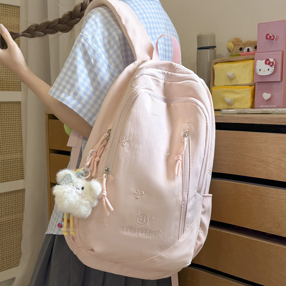 Stylische bestickte Rucksack Brehn 1791205781
