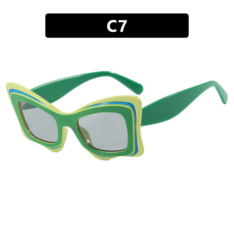 Damen oversized Sonnenbrille im extravaganten Design Brehn
