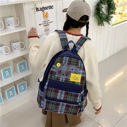 Cartoonfigur Rucksack