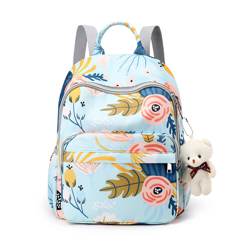 Rucksack mit Botanischem Druck und Multifunktionalen Fächern Brehn