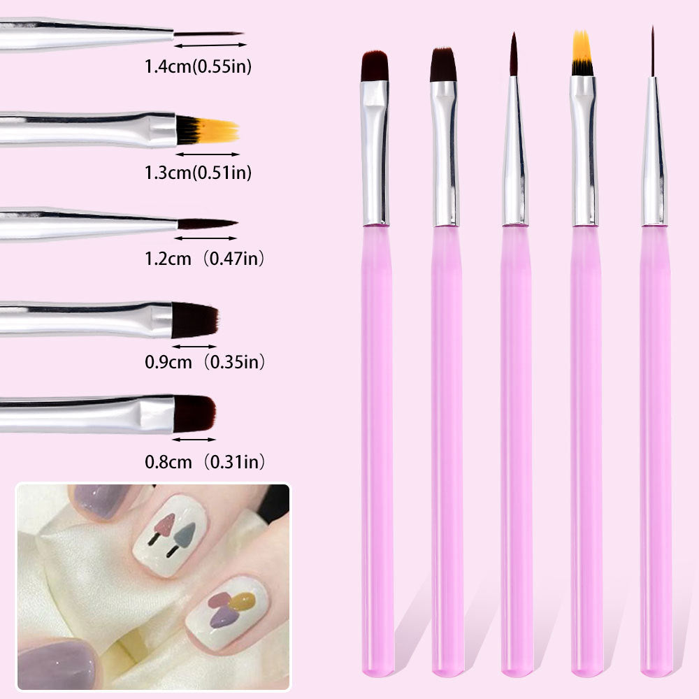 Professionelles Nail Art Detail Pinsel Set Brehn