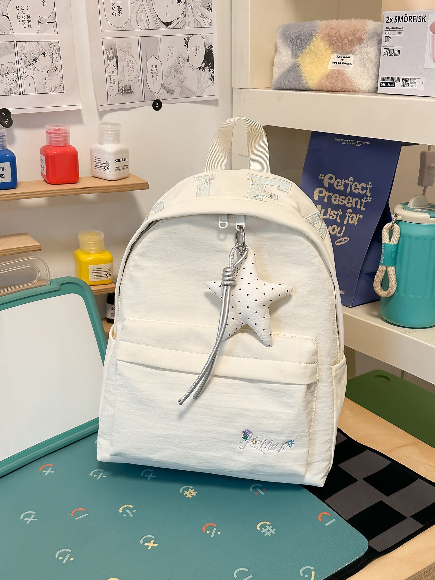 Lässiger Mehrfach-Taschen Leichter Schulrucksack
