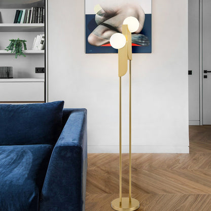 Moderne Dual-Head Stehlampe