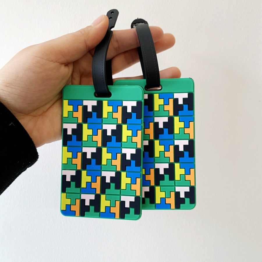 Puzzle Pattern Gepäck identifier Brehn