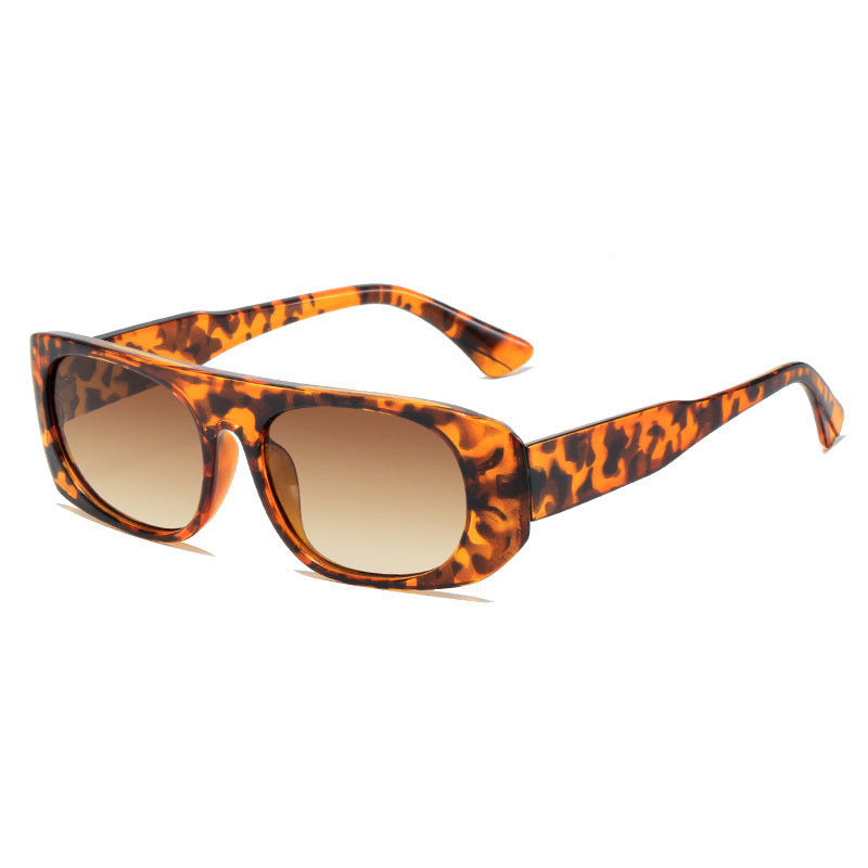 Damen modische Sonnenbrille im eleganten Schilddesign Brehn