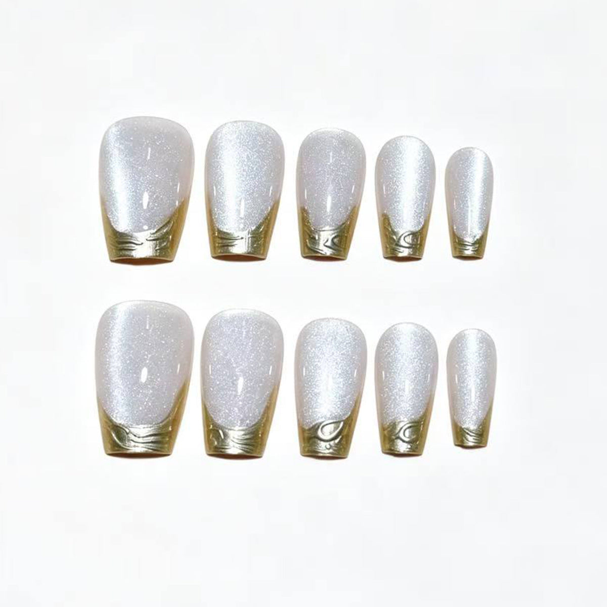 Elegantes French Tip Press-On Nagelset Brehn 1787380647
