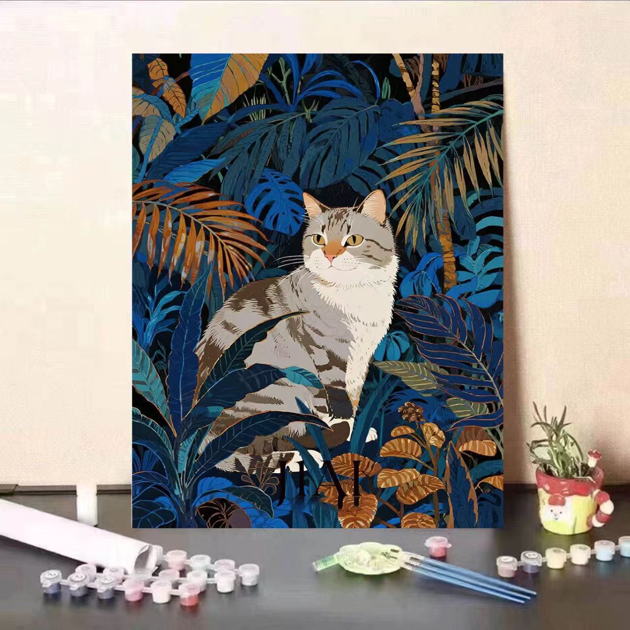 Kat-Themen Malen nach Zahlen Kunstset Brehn