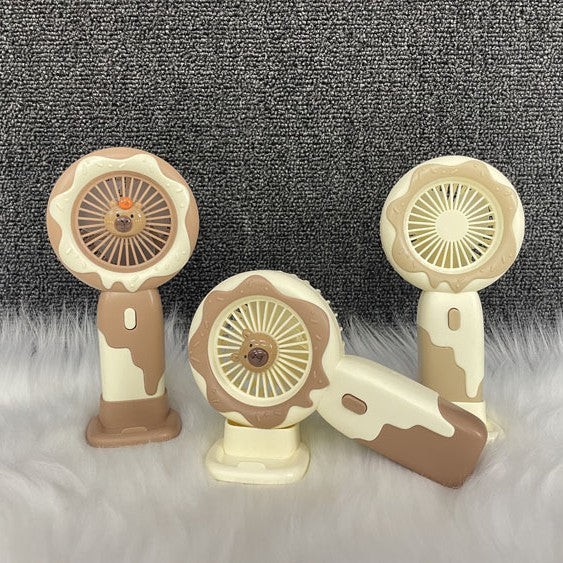 Unisex Tragbarer USB Mini-Ventilator mit mehreren Geschwindigkeitsstufen und flexibler Neigung Brehn