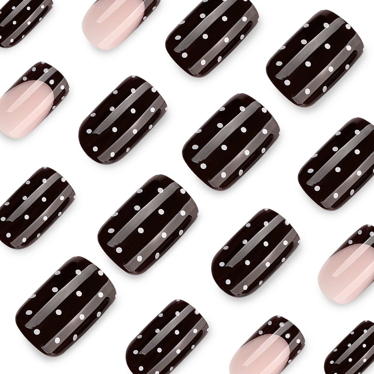 Kunstvolle Nagelkunst mit trendigem Punktedesign Brehn