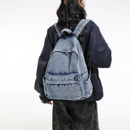 Trendiger Freizeit-Denim-Rucksack Brehn