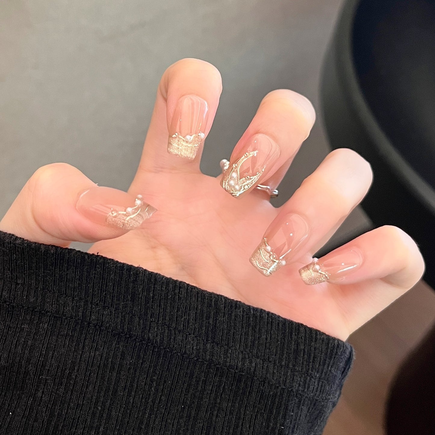 Premium Glitzernde Press-On Nagelerweiterungen Brehn