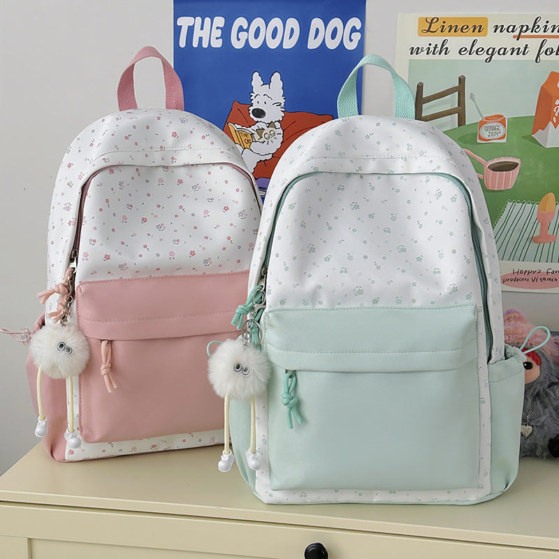 Minirucksack mit Floralem Design und Praktischen Organizer-Fächern Brehn