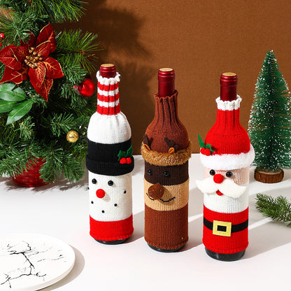 Weihnachtsgeschenk Weinflaschenhülle Brehn