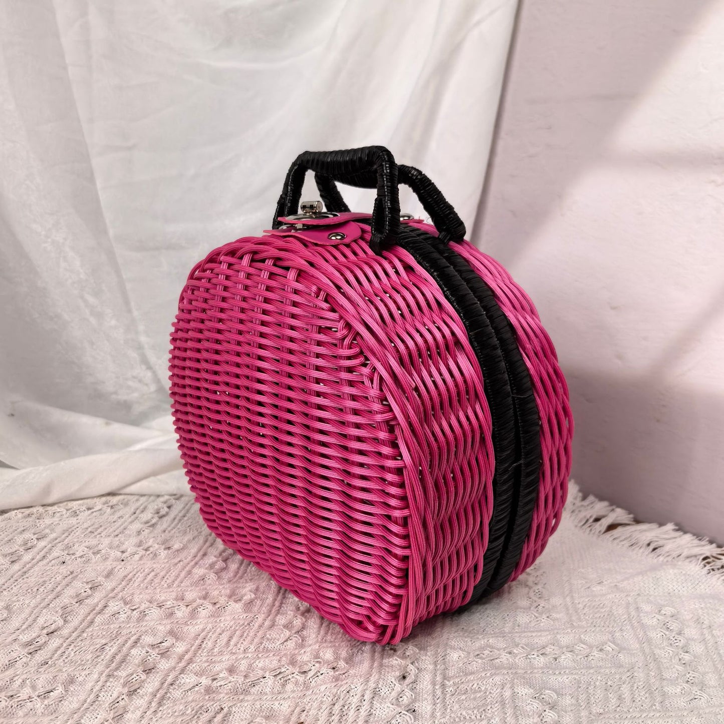 Damen stilvolle geflochtene Handtasche Brehn