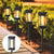 LED Gartenstecker Laterne mit satiniertem Acrylglas und wetterfestem Metallrahmen Brehn