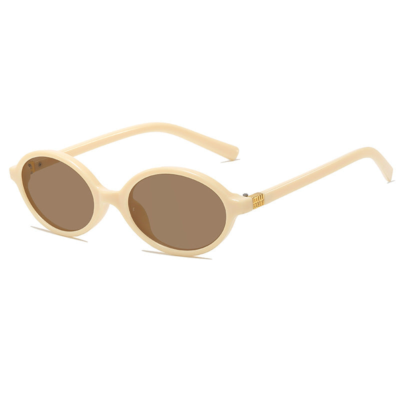 Vintage-inspirierte ovale Fassung Brille Brehn