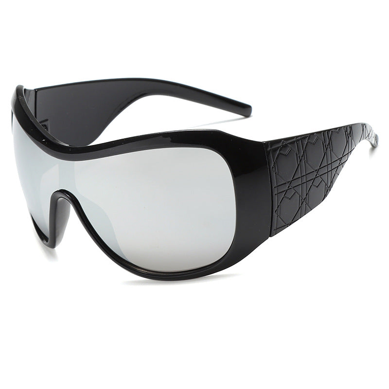 Sportive Herren-Wrap-Around-Sonnenbrille Brehn