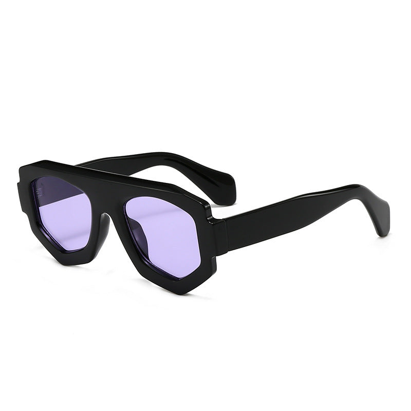 Fette geometrische Schildbrille Brehn