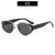 Modische eckige Cat-Eye-Sonnenbrille