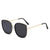 Oversized Geometrischer Rahmen Sonnenbrillen