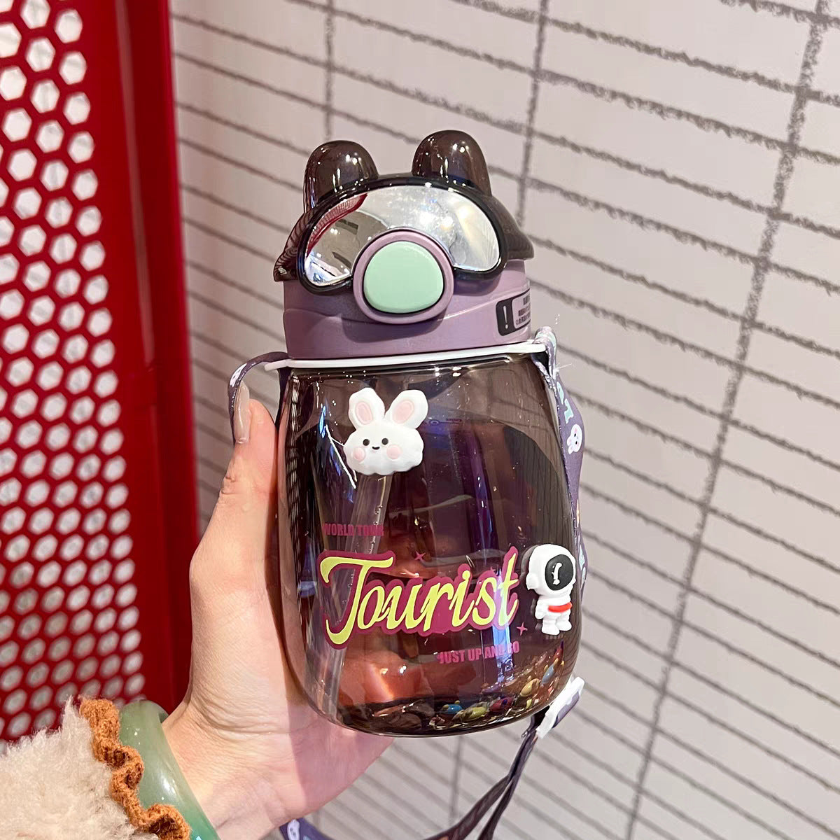 Damen Verspielte BPA-freie Trinkflasche mit einzigartigem Design Brehn