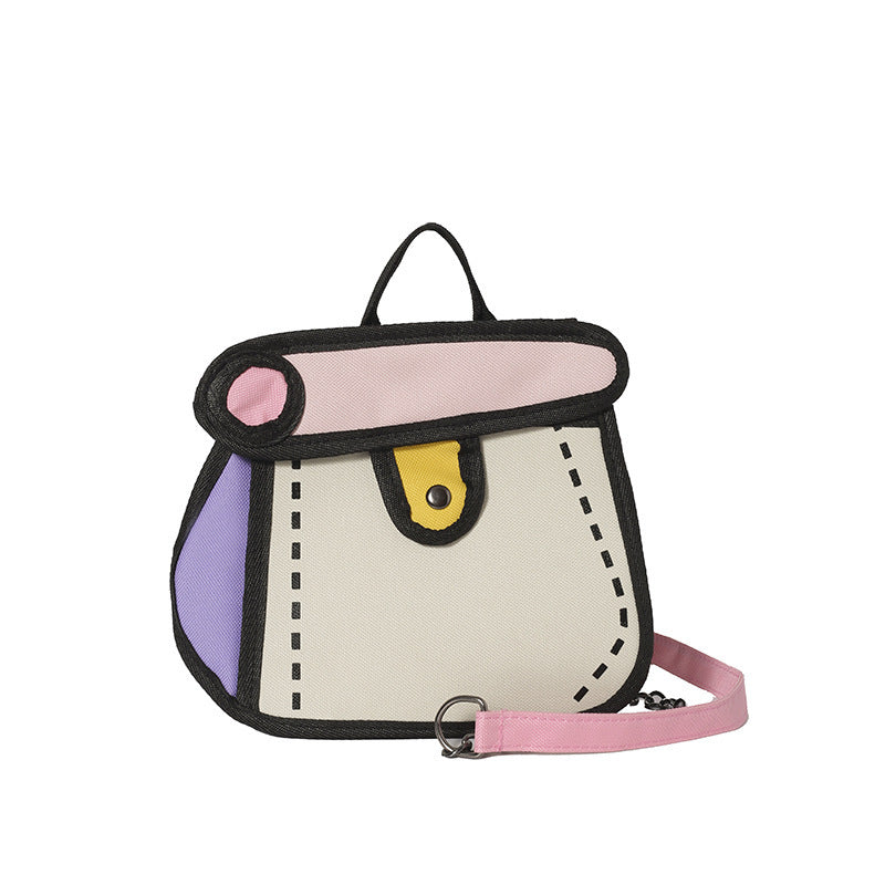 Trendiger Cartoon-Stil Mini-Rucksack Brehn