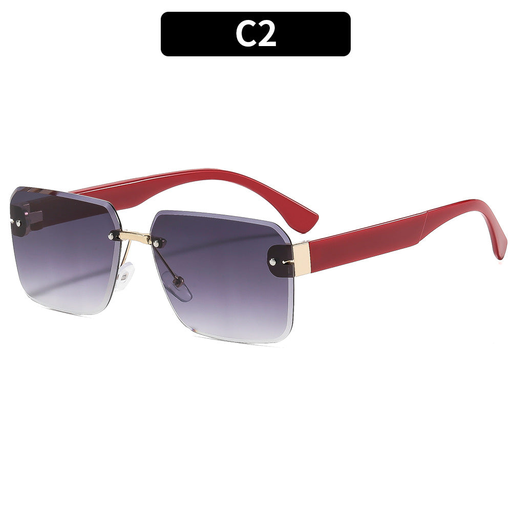 Elegante moderne quadratische Sonnenbrille