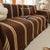 Elegante gestreifte Sofa-Wurfdecke