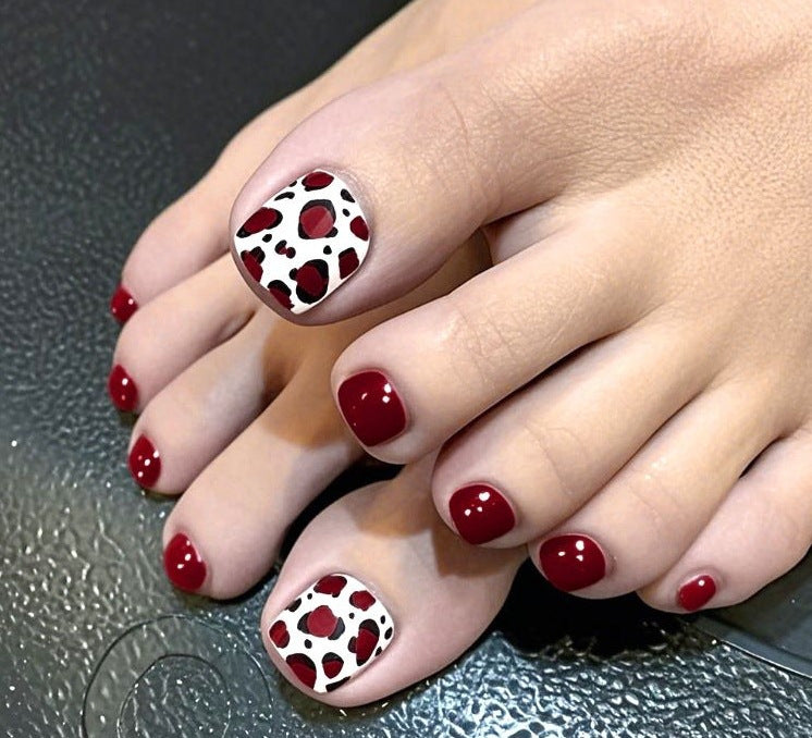 Trendige Leopardenprint Nagelkunst Brehn