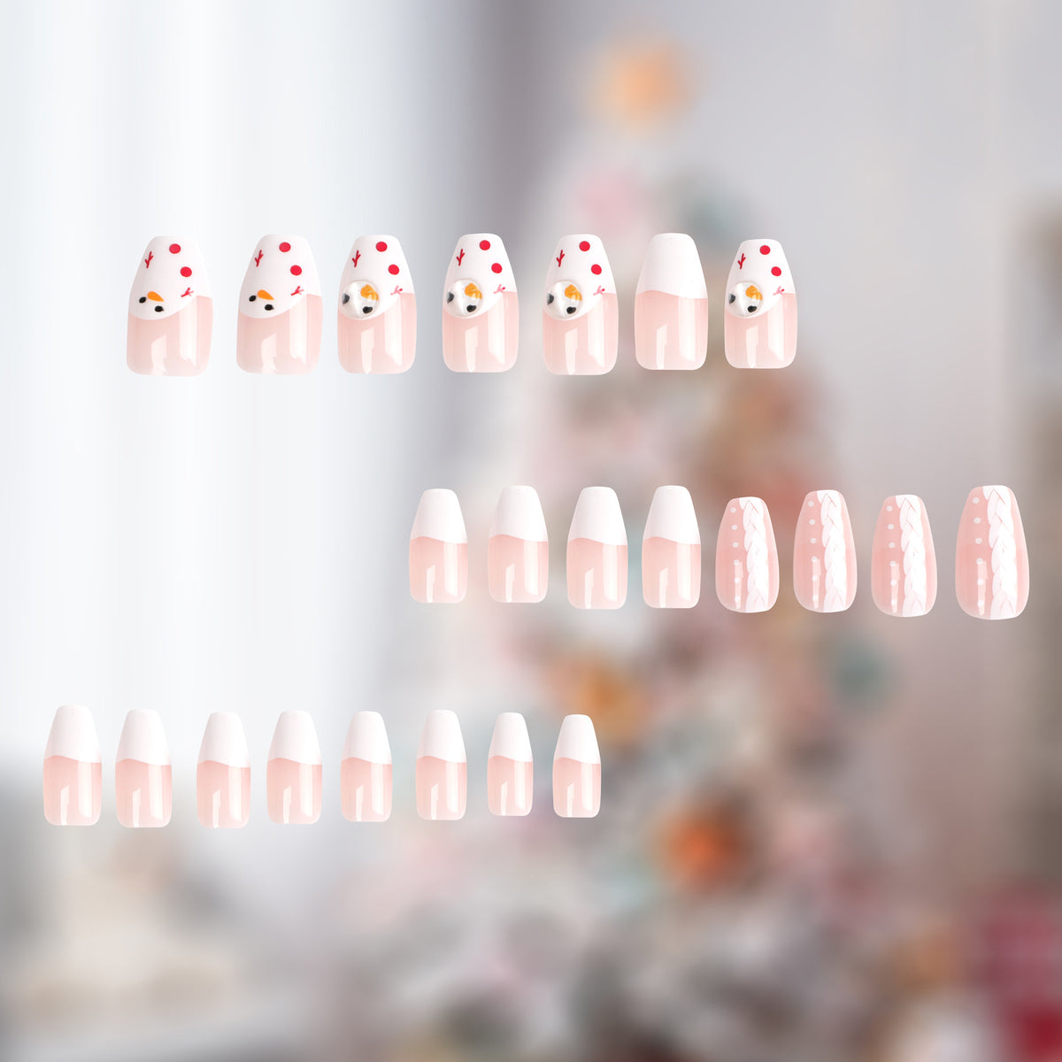 Kunstvolle Nagelkunst im festlichen Winterdesign Brehn