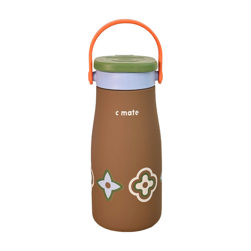 Damen Isolierte Trinkflasche mit praktischem Trageriemen Brehn