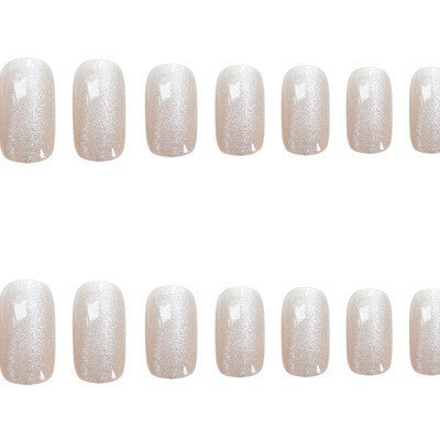 Glitzerndes Natürliches Finish Press-On Nagelset Brehn