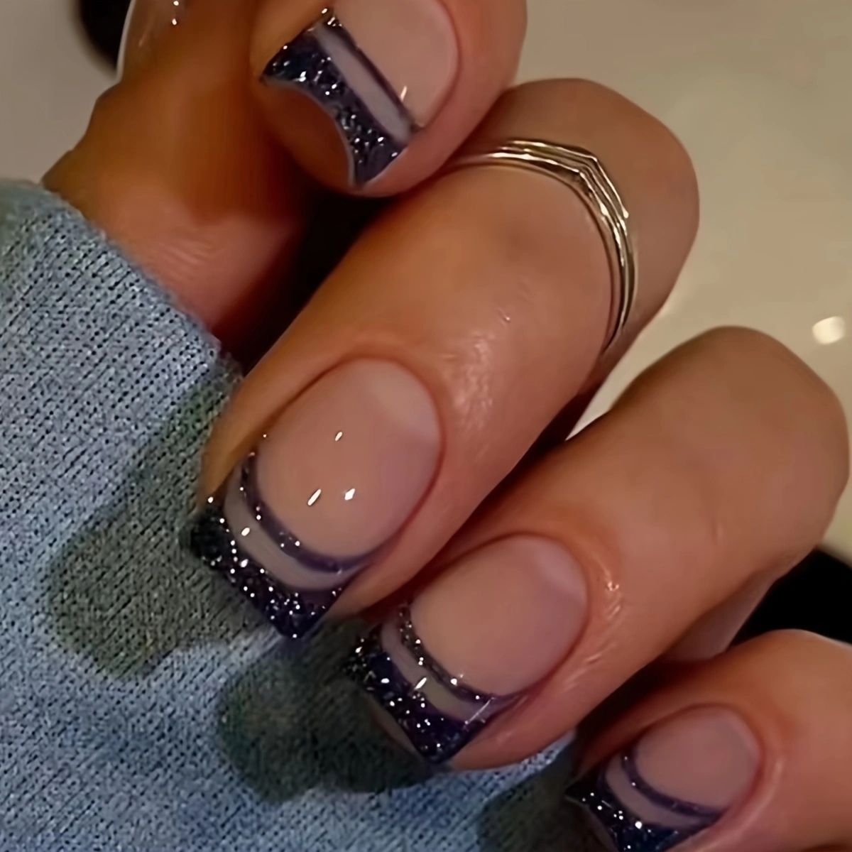 Moderne Dip-Pulver Nagelkunst Brehn