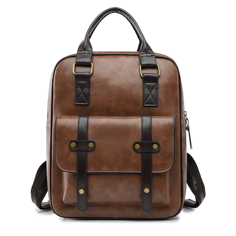 Vintage Leder Multifunktionaler Rucksack Brehn