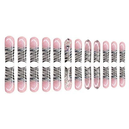 Glamouröse Lange Nagelkunst Extensions Brehn