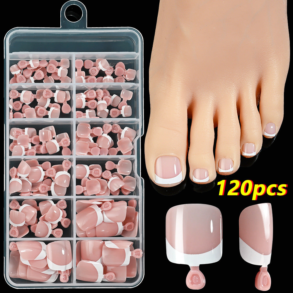 French Tip Gel Fußnagel Set Brehn